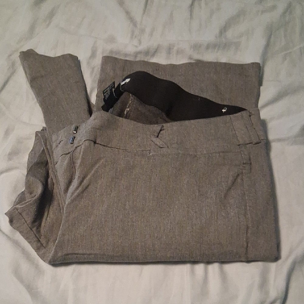 Lane Bryant Gray Tailored Trousers